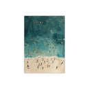 GobekUsa Frameless Summer People Swimming Canvas Wall Art