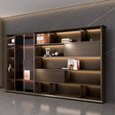 Altus · Office Library Wall Shelves w/ Integrated Lighting