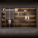 Altus · Office Library Wall Shelves w/ Integrated Lighting