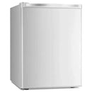 Free Standing Upright Freezer with Removable Shelf, Adjustable Thermostat, Compact Reversible Single Door Vertical Freezers by Kismile