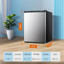 Free Standing Upright Freezer with Removable Shelf, Adjustable Thermostat, Compact Reversible Single Door Vertical Freezers by Kismile