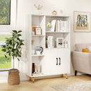 Free Standing Pantry Cabinet with 2 Door Cabinet and 5 Shelves by LJGDeals