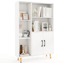 Free Standing Pantry Cabinet with 2 Door Cabinet and 5 Shelves by LJGDeals