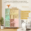 Free Standing Pantry Cabinet with 2 Door Cabinet and 5 Shelves by LJGDeals