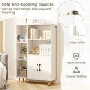Free Standing Pantry Cabinet with 2 Door Cabinet and 5 Shelves by LJGDeals