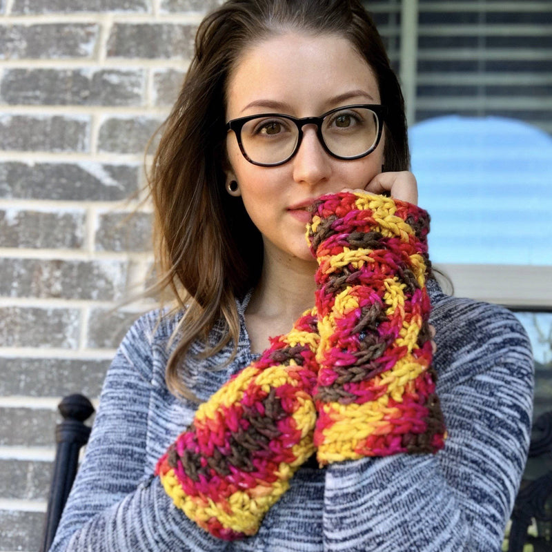 Freeform Gauntlet Crochet Pattern