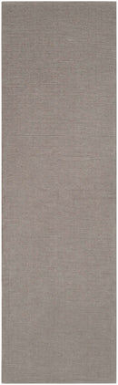 Brockton Solid Gray Wool Rug