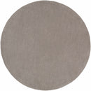 Brockton Solid Gray Wool Rug