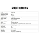 Freerider USA 168-4S II 36/50AH Heavy Duty 4-Wheel All Terrain Electric Powered Mobility Scooter, 460LBS (SAK94175)