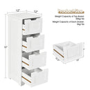 Free-Standing Side Storage Organizer with 4 Drawers by DirectDeals