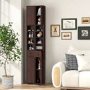 Freestanding Slim Bathroom Cabinet with Drawer and Adjustable Shelves by LJGDeals