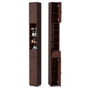 Freestanding Slim Bathroom Cabinet with Drawer and Adjustable Shelves by LJGDeals