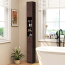 Freestanding Slim Bathroom Cabinet with Drawer and Adjustable Shelves by LJGDeals