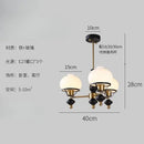 GobekUsa French Bauhaus Medieval Ceiling Chandelier for Bedroom and Study Room