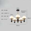 GobekUsa French Bauhaus Medieval Ceiling Chandelier for Bedroom and Study Room