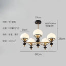 GobekUsa French Bauhaus Medieval Ceiling Chandelier for Bedroom and Study Room