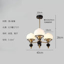 GobekUsa French Bauhaus Medieval Ceiling Chandelier for Bedroom and Study Room