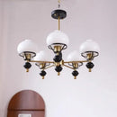 GobekUsa French Bauhaus Medieval Ceiling Chandelier for Bedroom and Study Room
