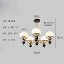 GobekUsa French Bauhaus Medieval Ceiling Chandelier for Bedroom and Study Room
