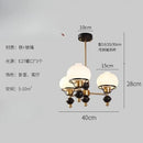 GobekUsa French Bauhaus Medieval Ceiling Chandelier for Bedroom and Study Room