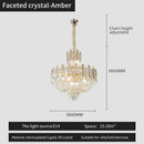 GobekUsa French Bead Chain Crystal Chandelier for Luxury Spaces