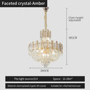 GobekUsa French Bead Chain Crystal Chandelier for Luxury Spaces
