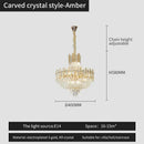 GobekUsa French Bead Chain Crystal Chandelier for Luxury Spaces