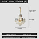 GobekUsa French Bead Chain Crystal Chandelier for Luxury Spaces