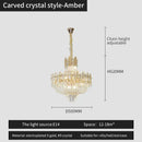 GobekUsa French Bead Chain Crystal Chandelier for Luxury Spaces