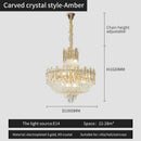 GobekUsa French Bead Chain Crystal Chandelier for Luxury Spaces