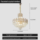 GobekUsa French Bead Chain Crystal Chandelier for Luxury Spaces