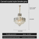 GobekUsa French Bead Chain Crystal Chandelier for Luxury Spaces