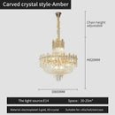 GobekUsa French Bead Chain Crystal Chandelier for Luxury Spaces