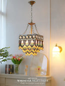 GobekUsa French Brass Crystal Ceiling Chandelier | Classic European Hanging Lamps