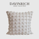 GobekUsa French Cream Bubble Decorative Cushion Cover - Luxury Handmade Throw Pillow Case