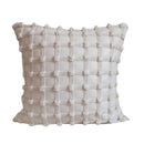 GobekUsa French Cream Bubble Decorative Cushion Cover - Luxury Handmade Throw Pillow Case
