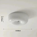 GobekUsa French Cream Ceiling Lamp for Bedroom Children's Room Balcony, Simple Creative Decorative Lighting