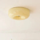 GobekUsa French Cream Ceiling Lamp for Bedroom Children's Room Balcony, Simple Creative Decorative Lighting