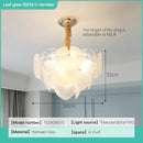 GobekUsa French Cream Crystal Chandelier for Luxury Living Room, Net Red Feather Design