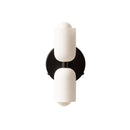 GobekUsa French Cream Double Headed Glass Wall Lamp for Bedroom and Living Room