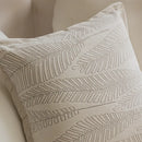 French cream jacquard floral pillow covers living room decor by Decorbites