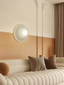 GobekUsa French Cream Wind Wall Lamp - Pastoral Style Bedroom Sconce