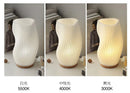 GobekUsa French cream style 3D desk lamp ins internet red pleated bedroom bedside lamp study coffee shop card seat atmosphere lamp