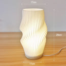 GobekUsa French cream style 3D desk lamp ins internet red pleated bedroom bedside lamp study coffee shop card seat atmosphere lamp