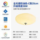 GobekUsa Cream Wind LED Glass Ceiling Lamp: French Design for Bedroom, Study, Balcony, Cafe