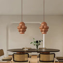 GobekUsa French Creamy Wind LED Chandelier for Dining Room Home Decor Lighting