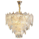 GobekUsa French Crystal Chandelier Cream Wind Lighting Elegant Luxury Lights