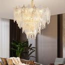 GobekUsa French Crystal Chandelier Cream Wind Lighting Elegant Luxury Lights