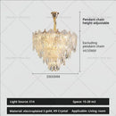 GobekUsa French Crystal Chandelier Cream Wind Lighting Elegant Luxury Lights