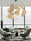 GobekUsa French Design Rattan Chandelier for Home Lighting